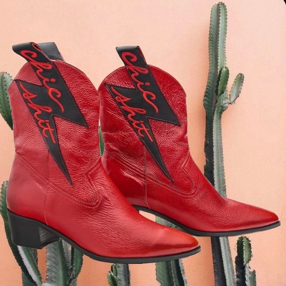 Modern Vice Shoes - Modern Vice Chic Shit Western Bolt Boots